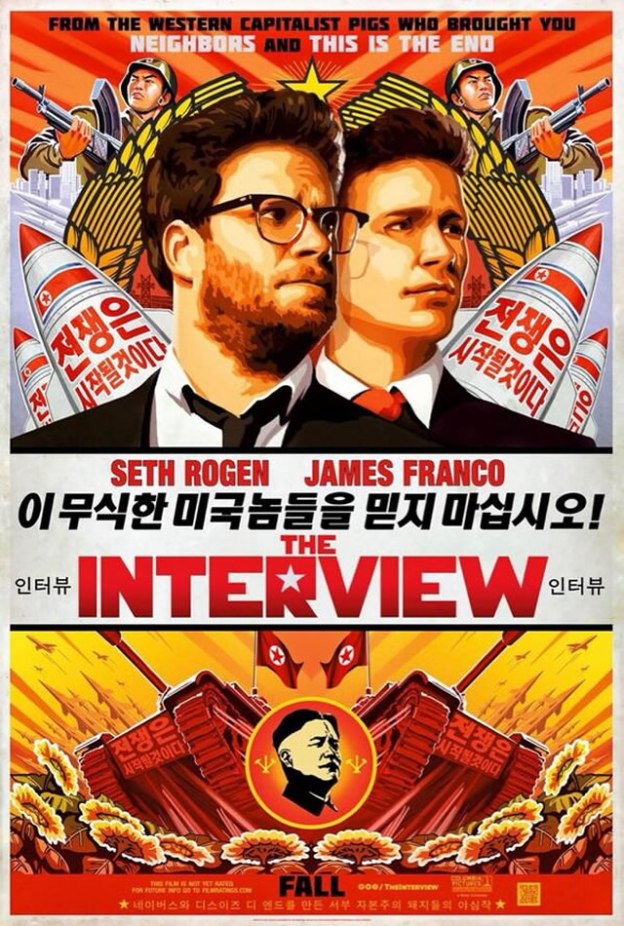 THE INTERVIEW film became "cause celeb" when Sont Pictures pulled release originally because of alleged North Korean hacking